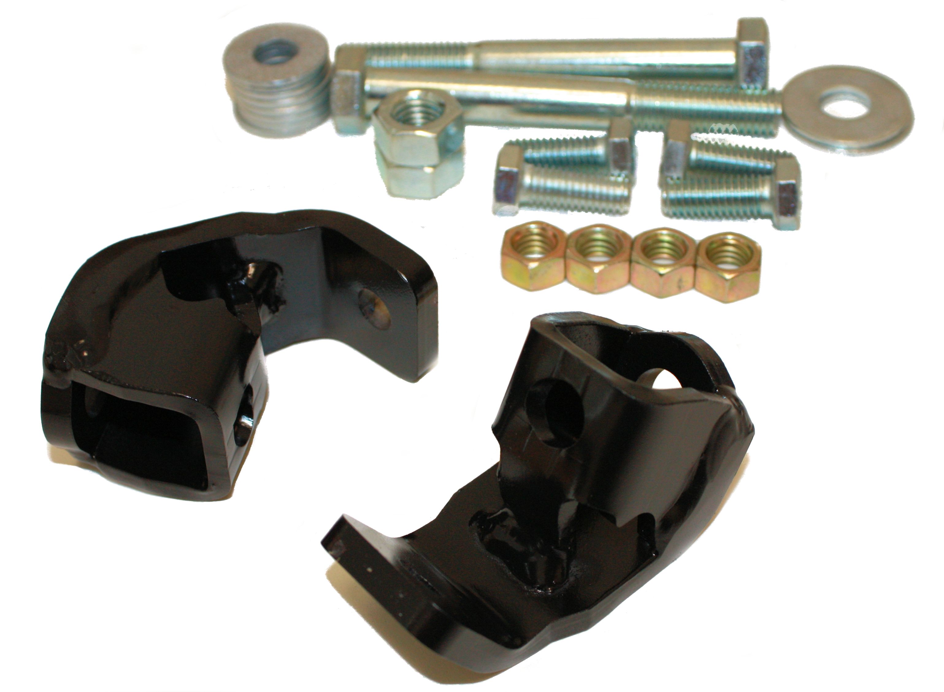 Iron Rock Off Road TJ BoltOn Rear Shock Relocation Brackets